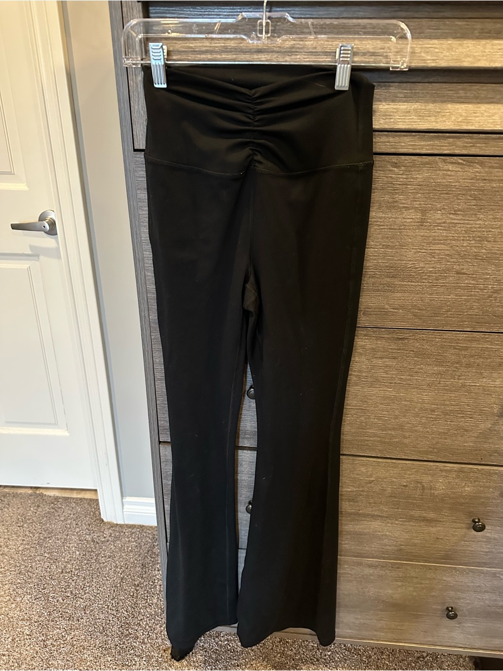 Yogalicious Lux Black Ballerina Flare Yoga Pants